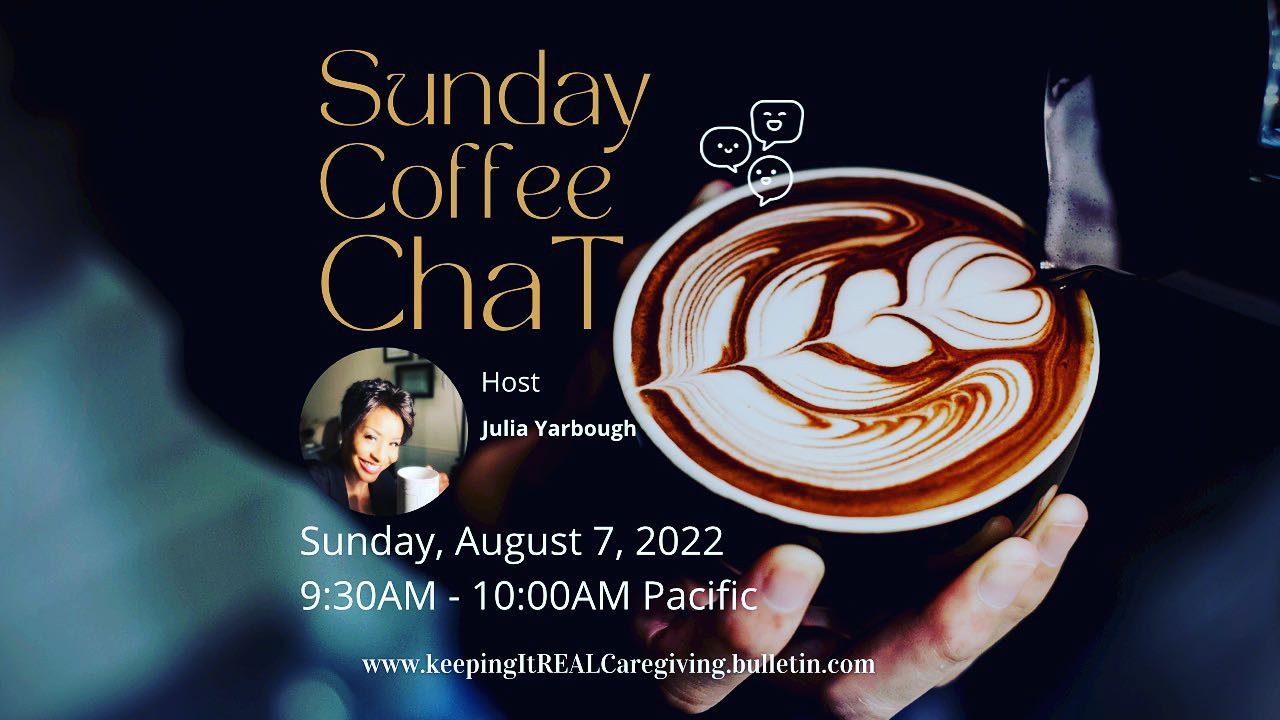 It’s almost time!

@keepingitrealcaregiving is back with a new #sundaycoffeechat & Support Session.

Totally casual, relaxed & chill- a chance to just dish.
Today we’re talking about when the person you are caring for is mean to you- how do you cope?
Join us!

https://www.facebook.com/100063548294373/posts/pfbid02p4NVJV5V5KKFN9vzcfSjhQLUPTmhuWSeHQLtupEhSCkK6a5FtCxPHQ5rQAw7o5cel/

☕️
👵🏻👴🏾🌸❤️